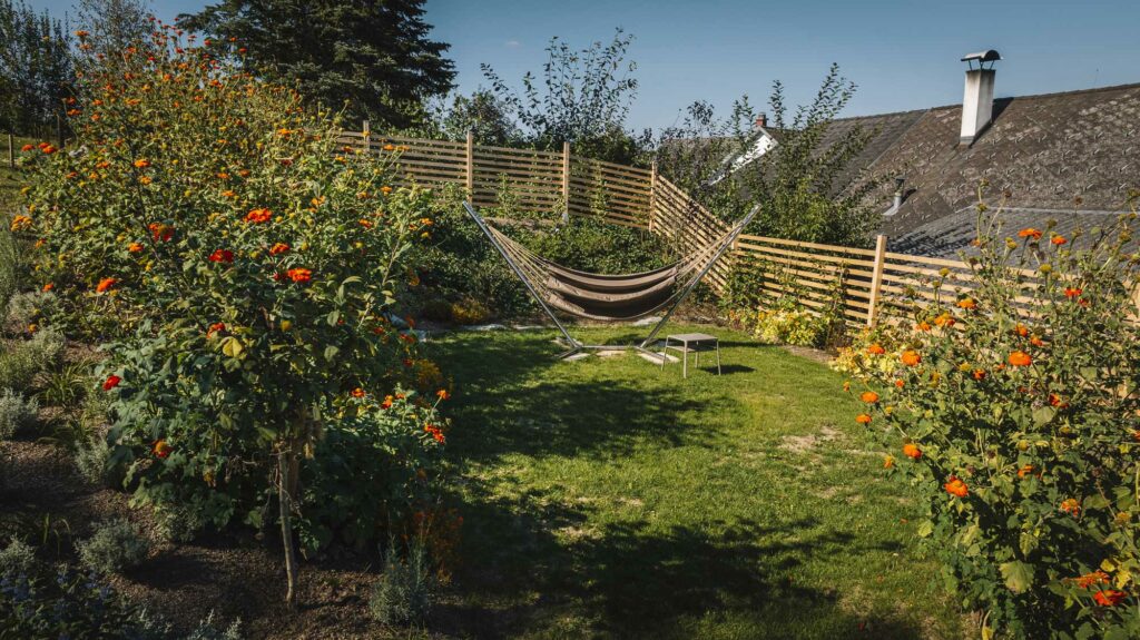Der Naturgarten der Finy Homes in Stegersbach