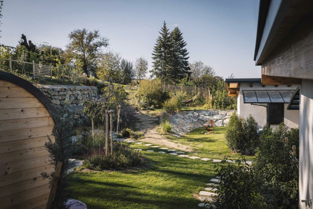 Gartenanlage der Finy Homes